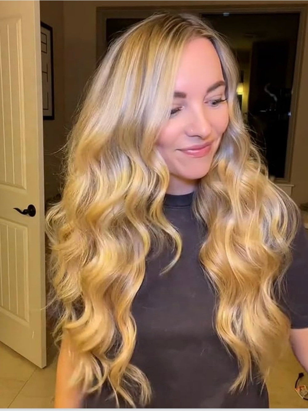 1 inch extra long hair curling iron with ceramic tourmaline barrel - Picture 3 of 9